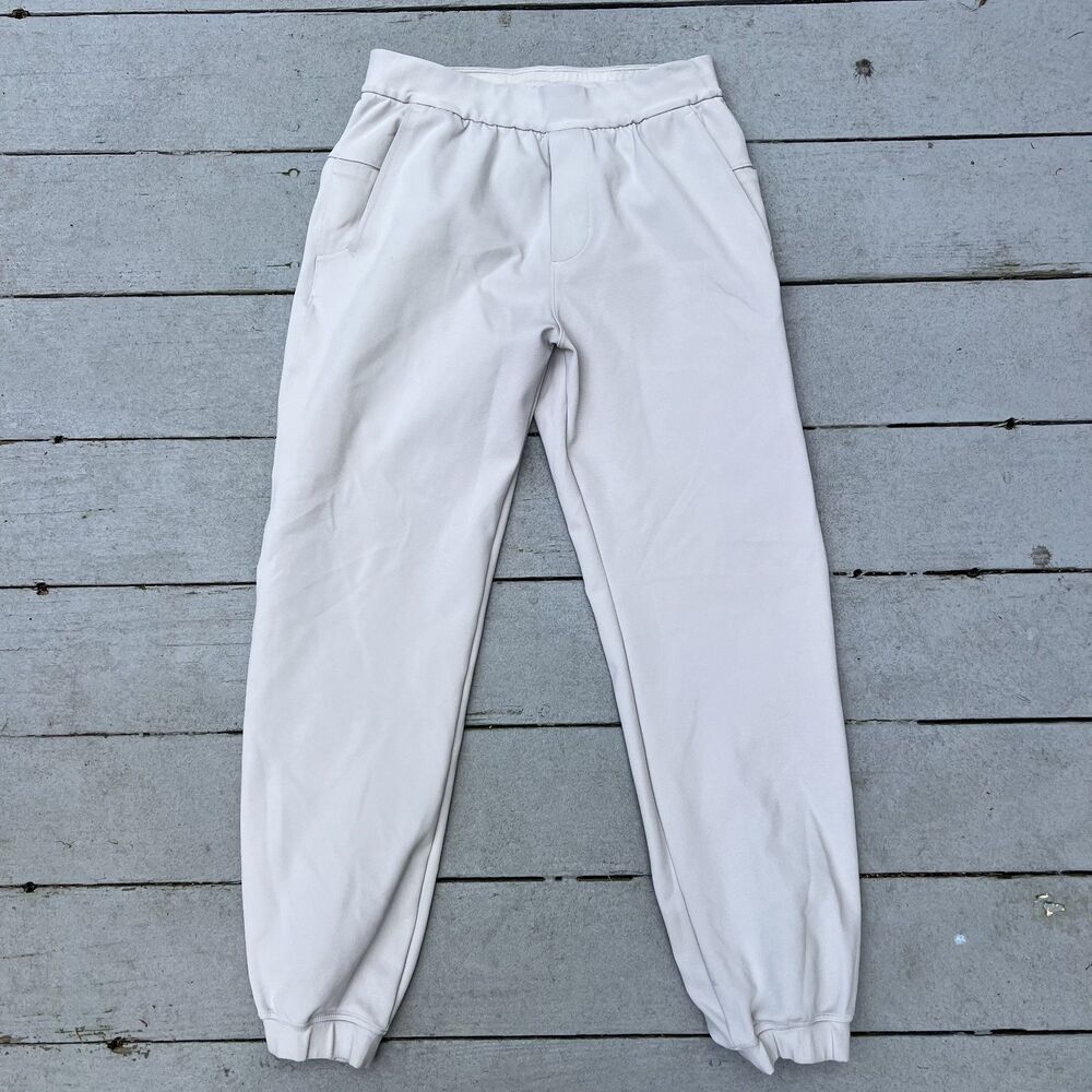 Lululemon Men's Light Gray Jogger Pants-Size S